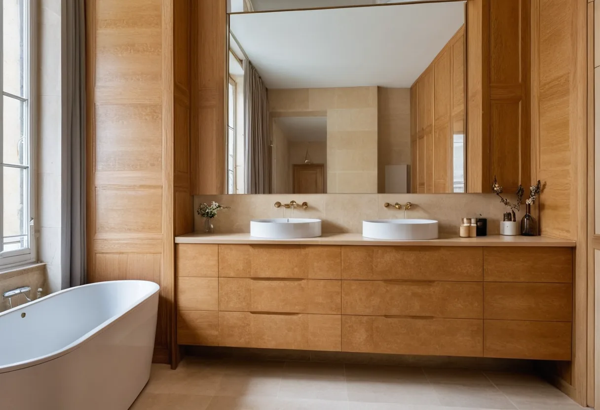Salle de bain en pierre naturelle